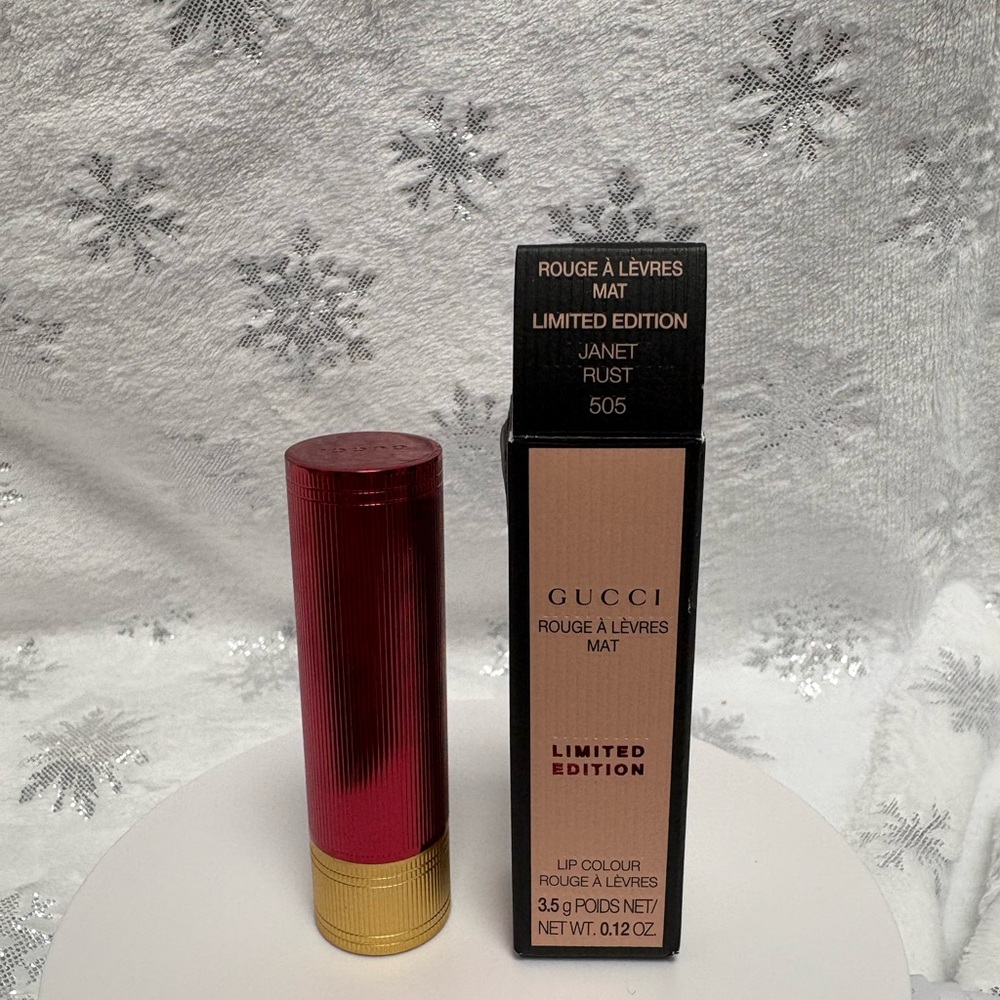 Gucci Rouge à Lèvres Mat Lipstick in Shade 505 Janet Rust Limited Edition